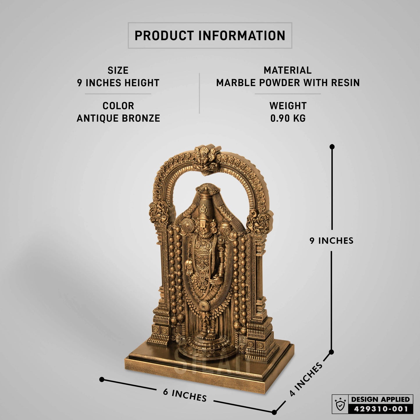 Lord Sri Venkateswara Divine Sculpture.