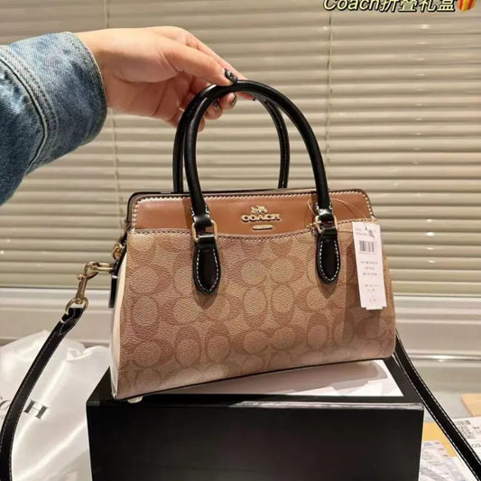 COACH DARCIE CARRYALL KHAKI COLOR PREMIUN HAND BAG