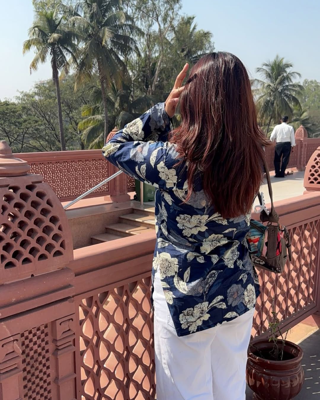 Flower Printed Short Kurti