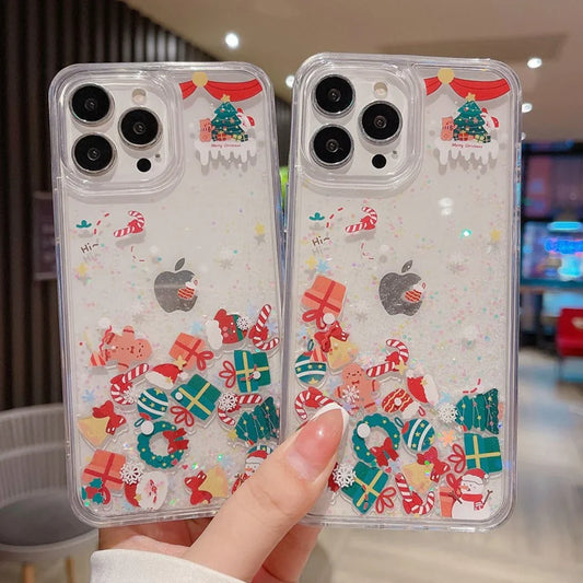 Winter Wonderland Glitter Phone Case.