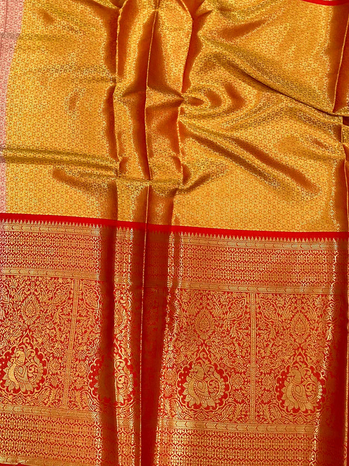 Kanchi Kalamkari Elegance Saree