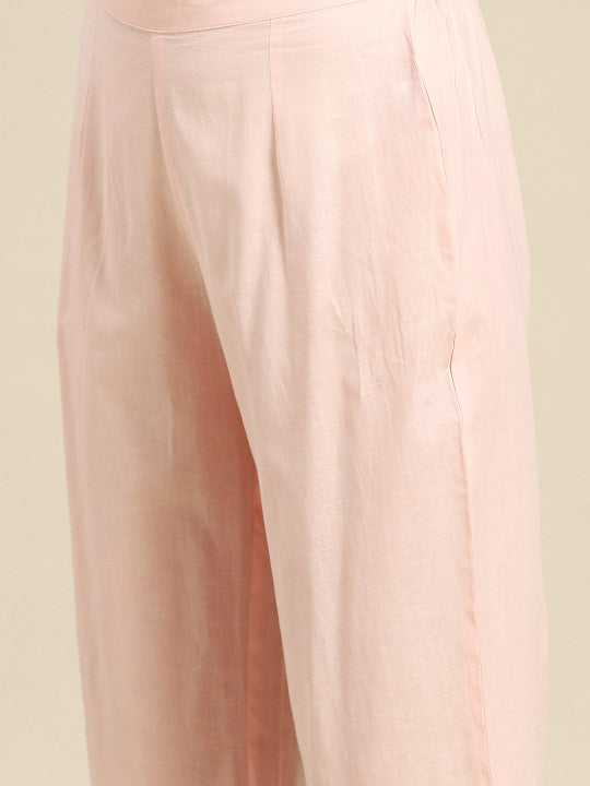 Sangria Pure Cotton Kurta with Trousers