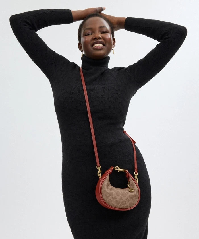The Luxe Signature Coated Canvas Mini Bag