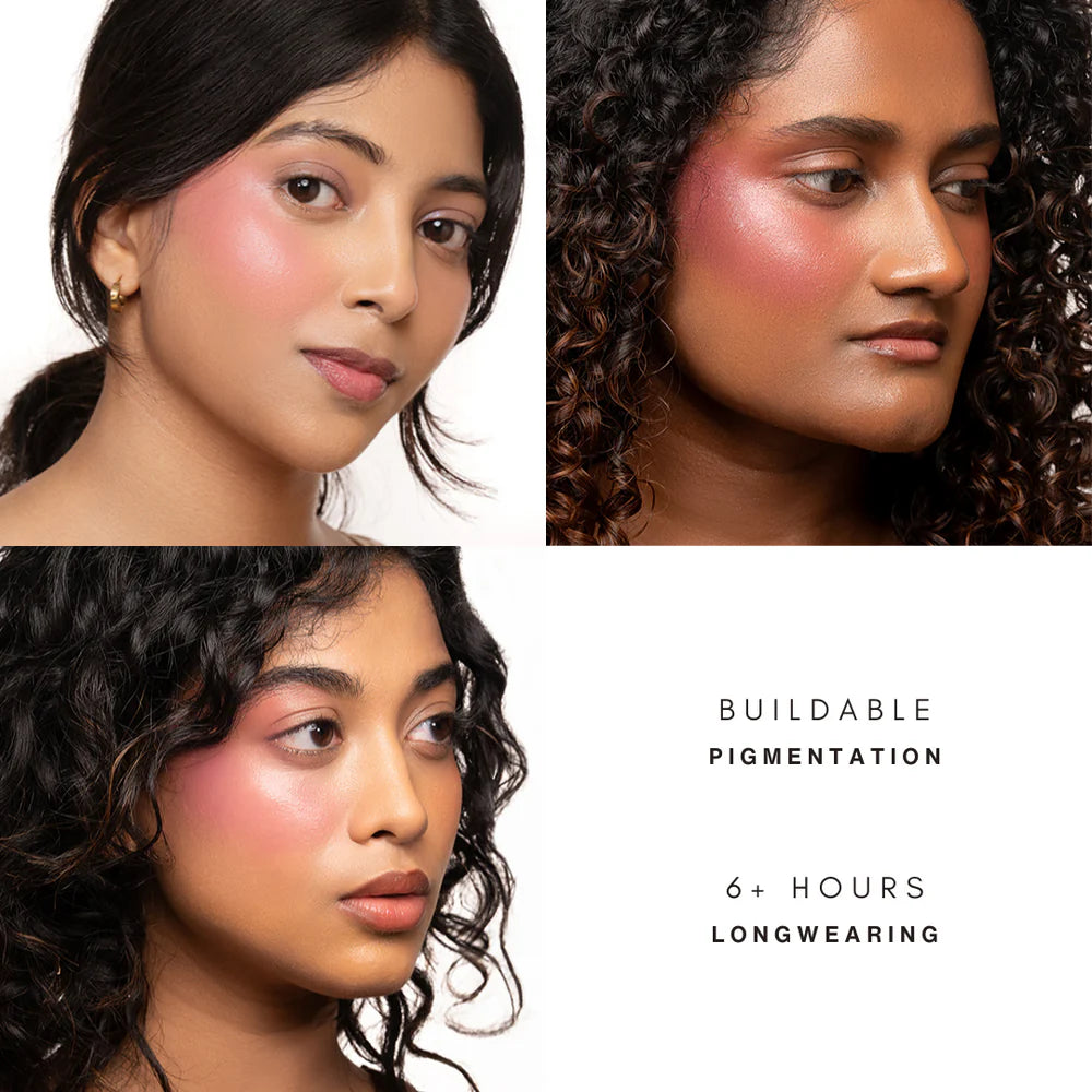 Marmelo Serum Blusher MINI | Dewy and Radiant Finish | Buildable Coverage | 6-hour Long Wear | Formulation infused with Niacinamides & Hyaluronic acid (MINI (4 ML))