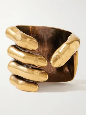 Hand Gold-Tone Bracelet