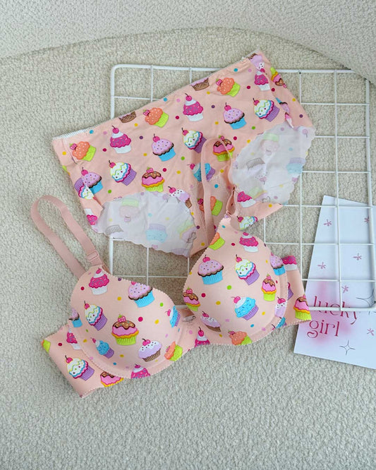 Laser-Cut Cupcake Bar Panty Set