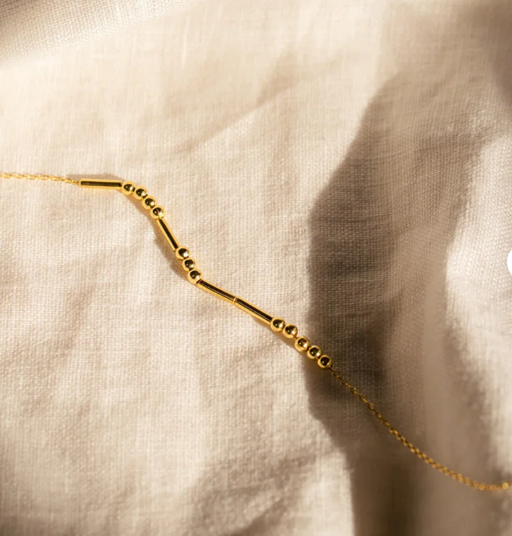Morse Code Name Necklace
