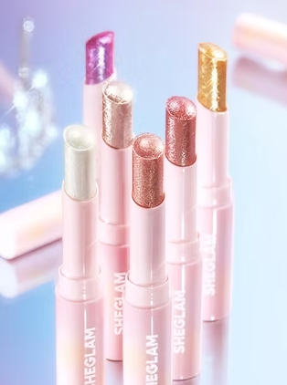Combo of 4 Crystal Jelly Glaze Stick-Fuchsia Fun
