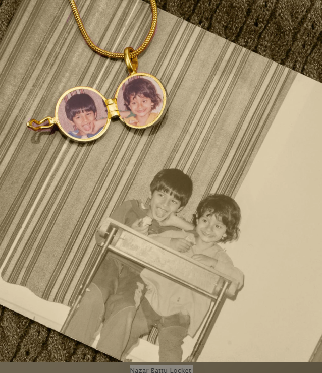 Nazar Battu Locket Chain Necklace