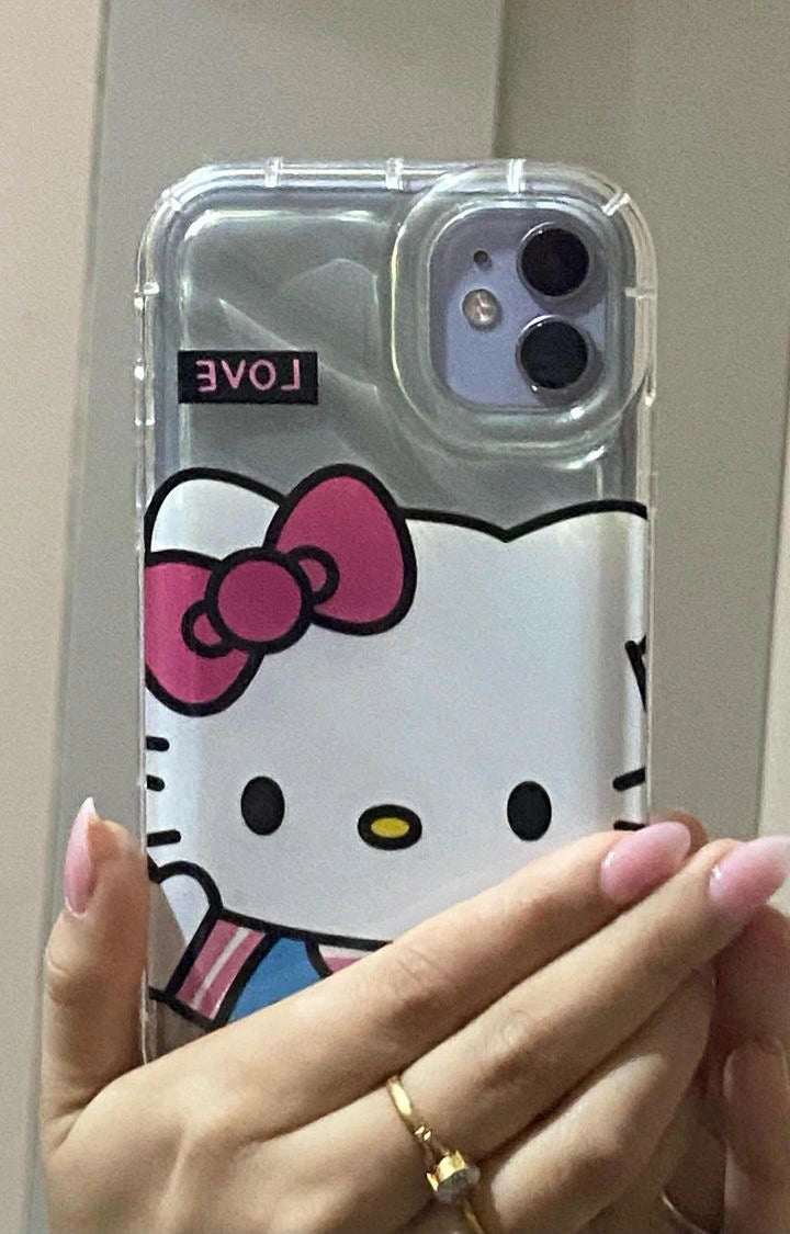 Cute Kitty glasses holder case