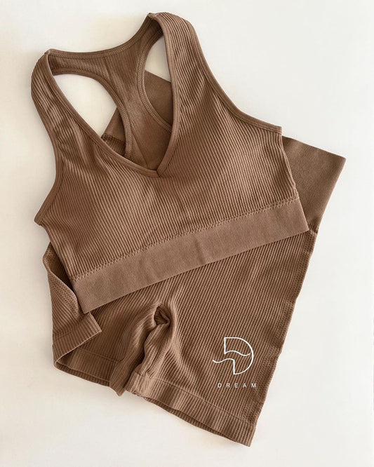 Gym Sports Bra with Ultra Shorts (Pack of 5)
