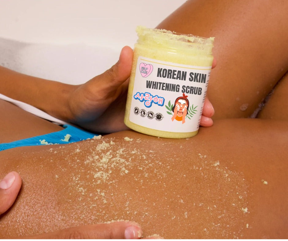Korean Skin Whitening Scrub (Get Free Product of Your Choice)