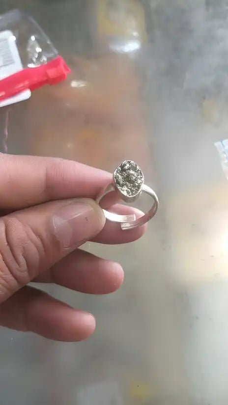 Money Attract Pyrite Ring With Lab Tested Certificate